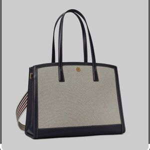 Tory Burch Walker Canvas Satchel